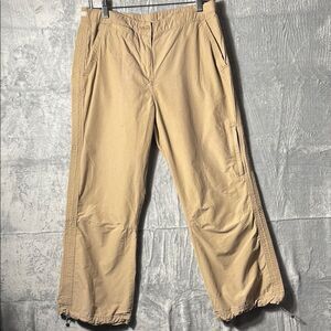 Woolrich Khaki Nylon Blend Capri Pants Size 8